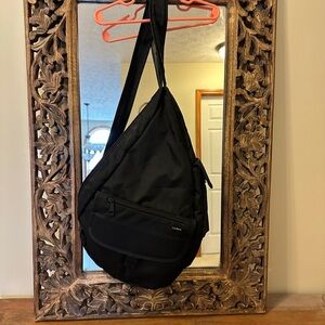 Vintage LL Bean Ameribag Healthy Back Bag Black Backpack Casual Everyday Style